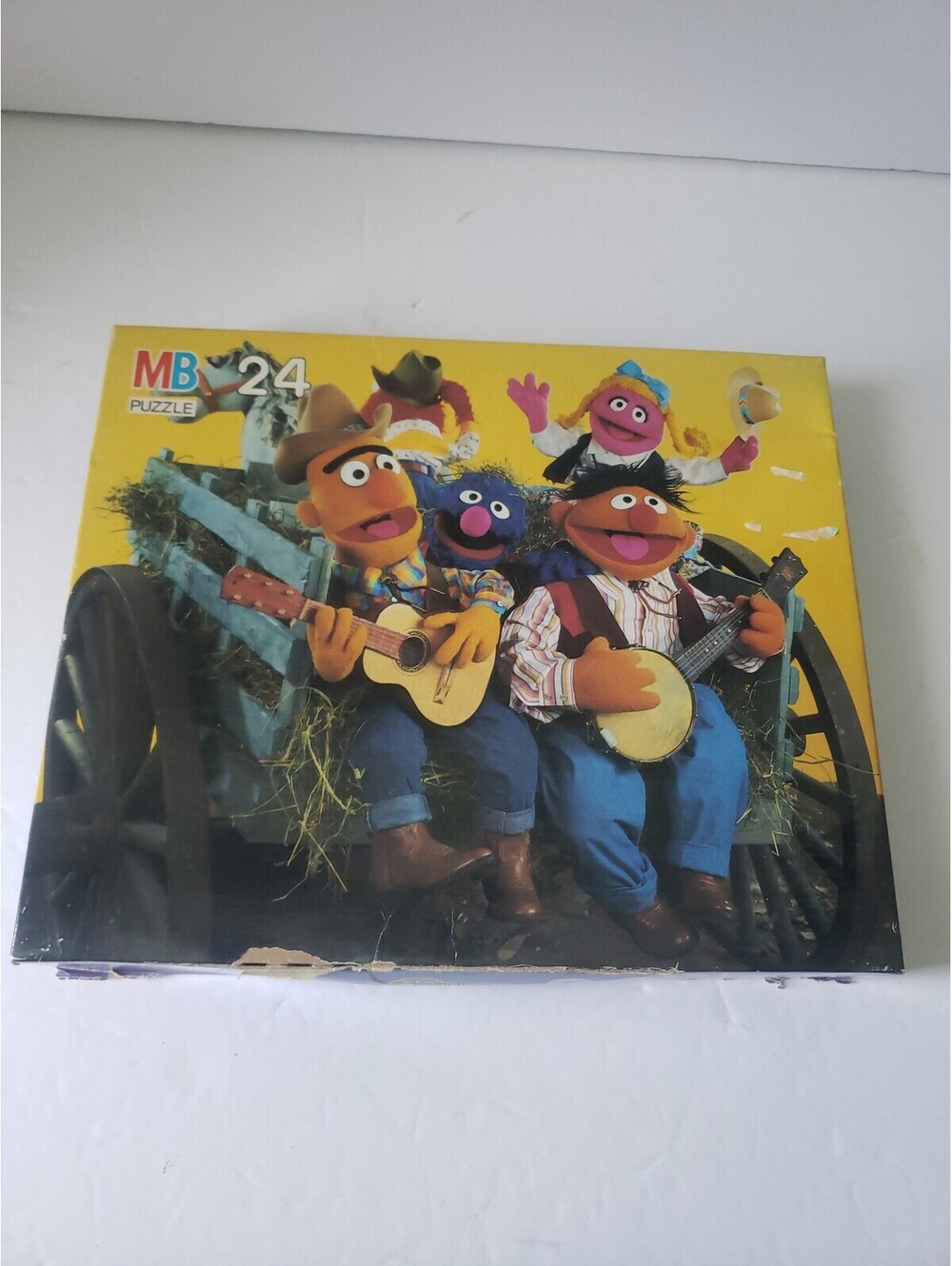 Sesame Street 24 Piece Jigsaw Puzzle Banjos Farm Vintage 1993